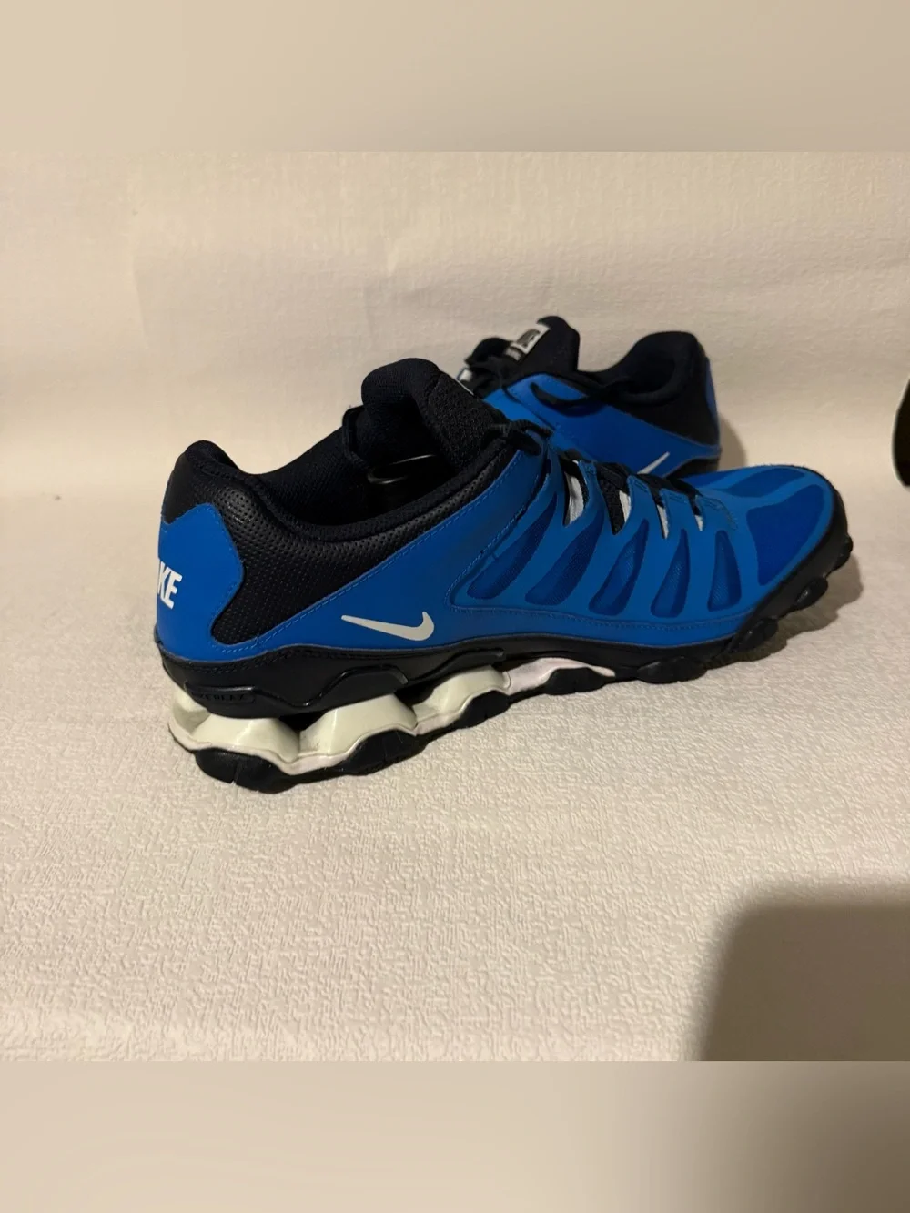 Nike Reax 8 TR Men’s Size 14 Blue Black Training Shoes 621716-401